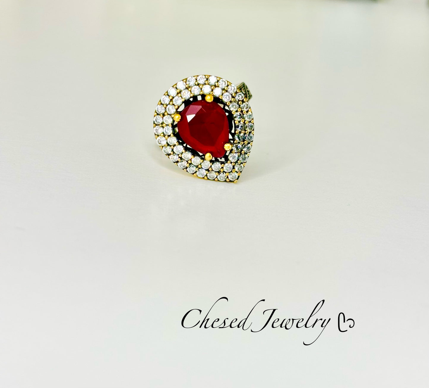 Turkish Silver Cocktail Ring