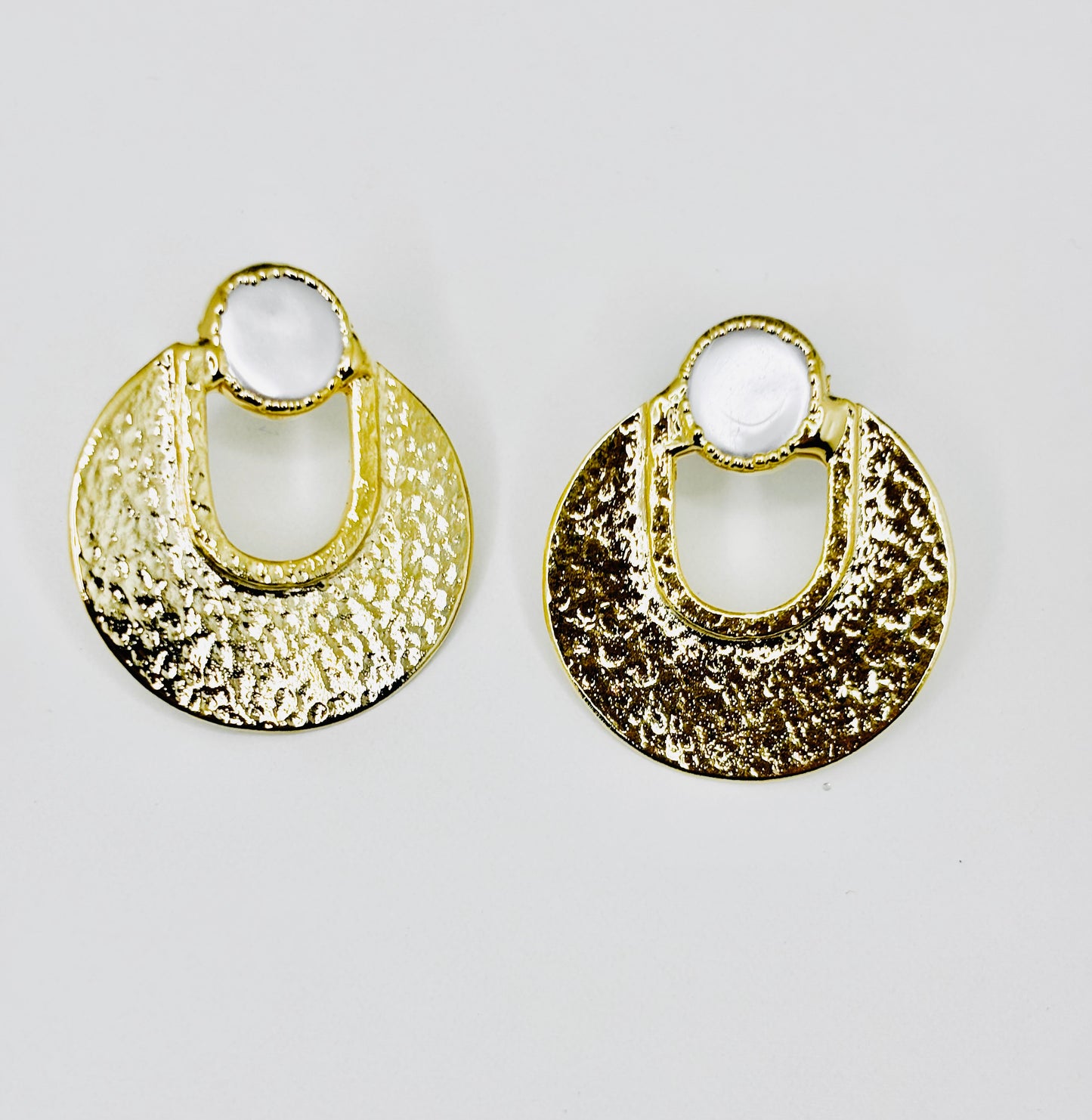 Handmade Artisan Brass Earrings