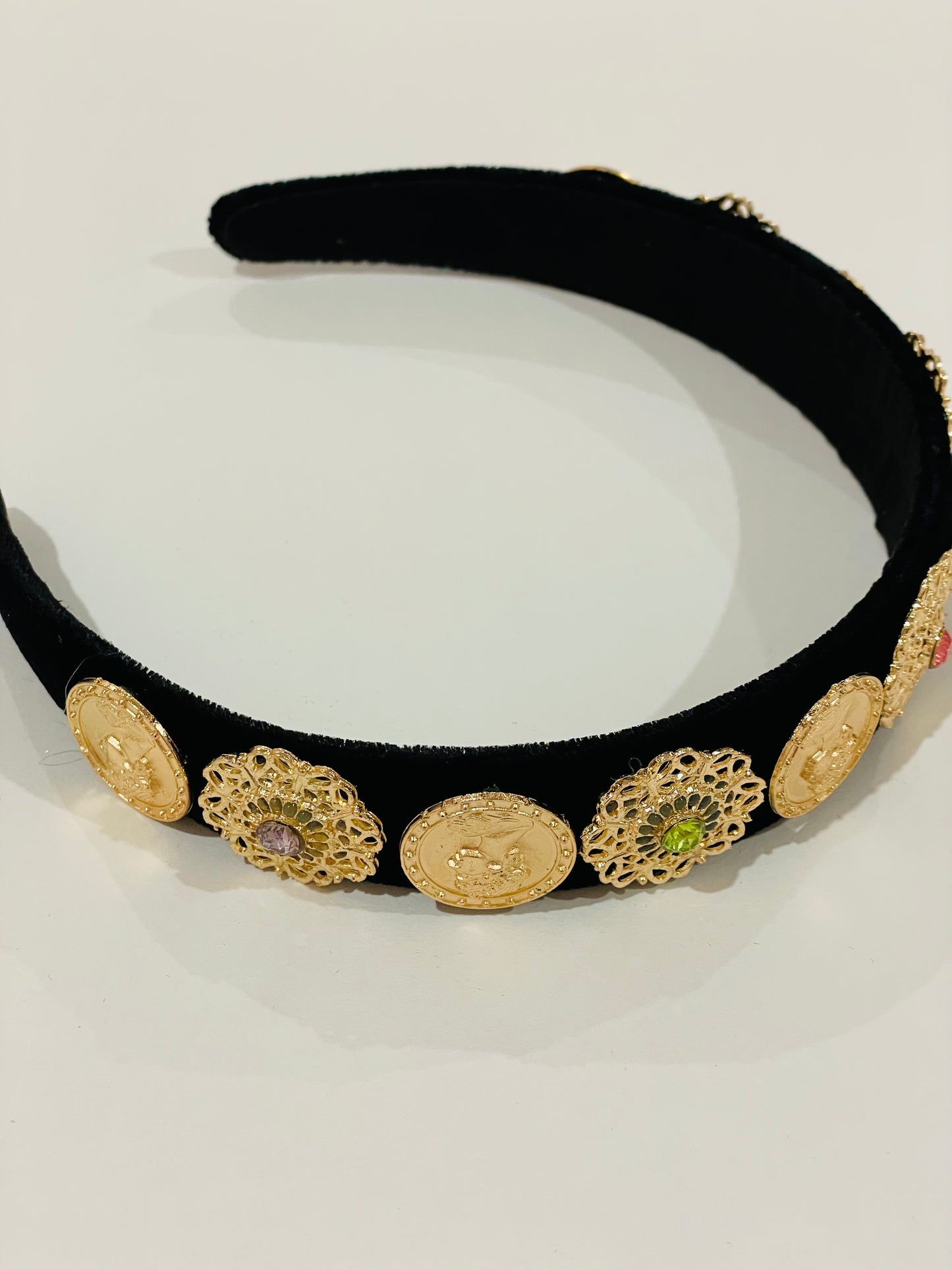 Pearl & Heart Record Headband