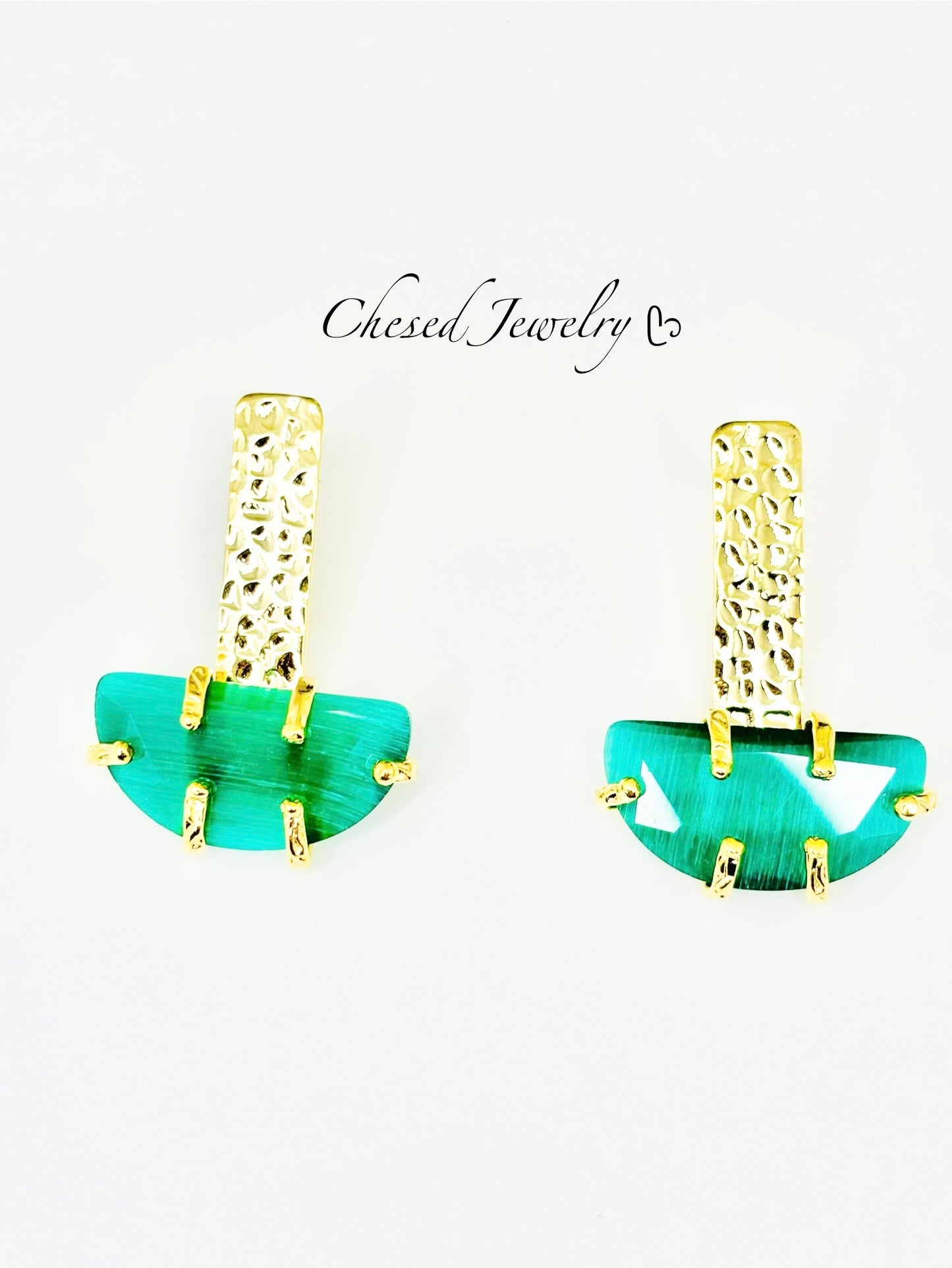 Handmade Artisan  Brass  Fantasy Earrings