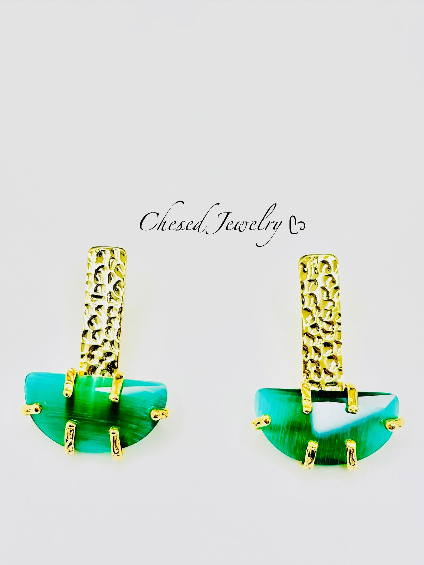 Handmade Artisan  Brass  Fantasy Earrings