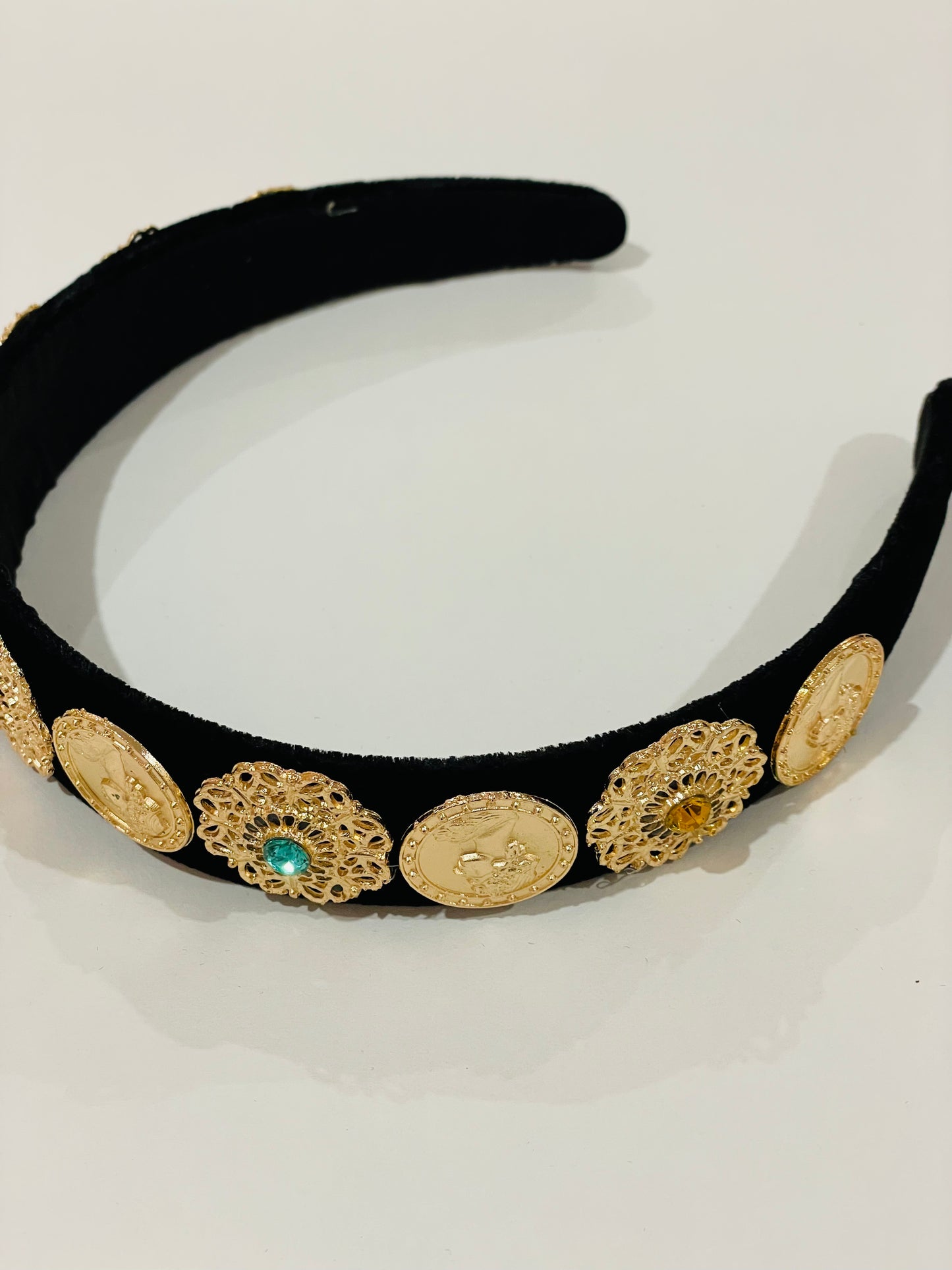 Pearl & Heart Record Headband